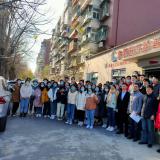 天津城建大学师生参观pp电子游戏模拟器智慧养老服务中心